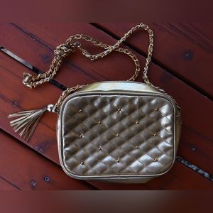 Chateau Gold Vintage Chain Crossby Purse